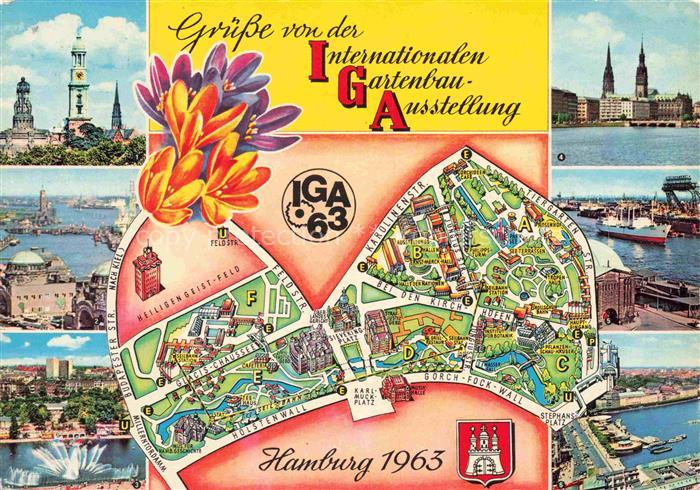 IGA Gartenbauaustellung International Hafen Wasserorgel Botanischer Garten