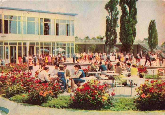 IGA Gartenbauaustellung International Erfurt DDR Rosen Café