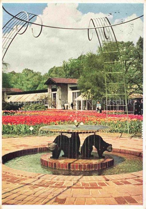 IGA Gartenbauaustellung International Hamburg Brunnen Kakteenhaeuser