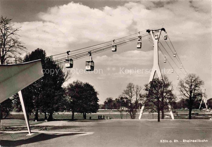 Seilbahn Cable-Car Telepherique Koeln Rhein