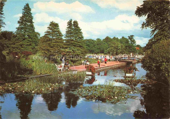 IGA Gartenbauaustellung International Hamburg Bluehenden Wasserkaskaden