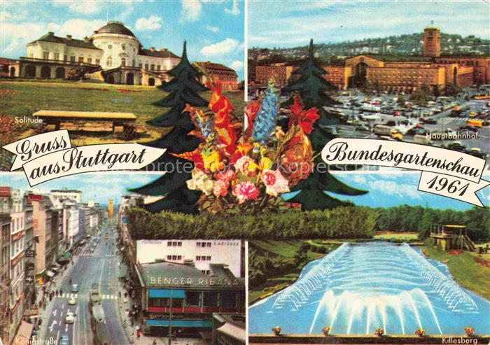 BUGA Bundesgartenschau Stuttgart Hauptbahnhof Wasserspiele