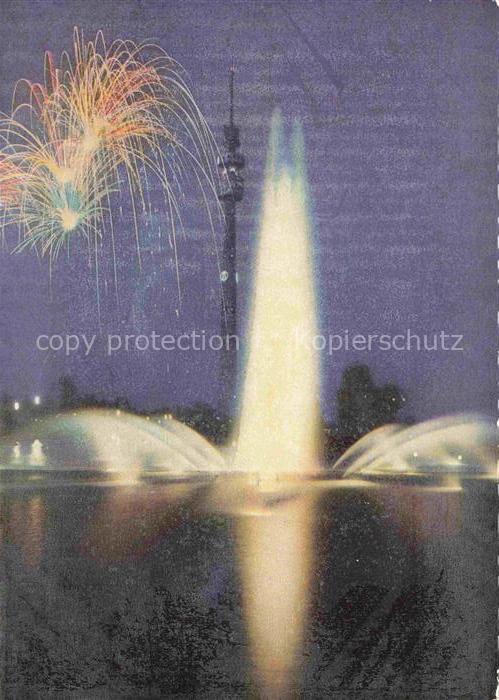 BUGA Bundesgartenschau Dortmund Feuerwerk Fernsehturm