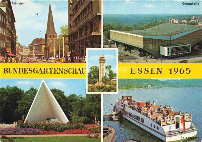 BUGA Bundesgartenschau Essen Grugahalle Muenster Baldeneysee Boot