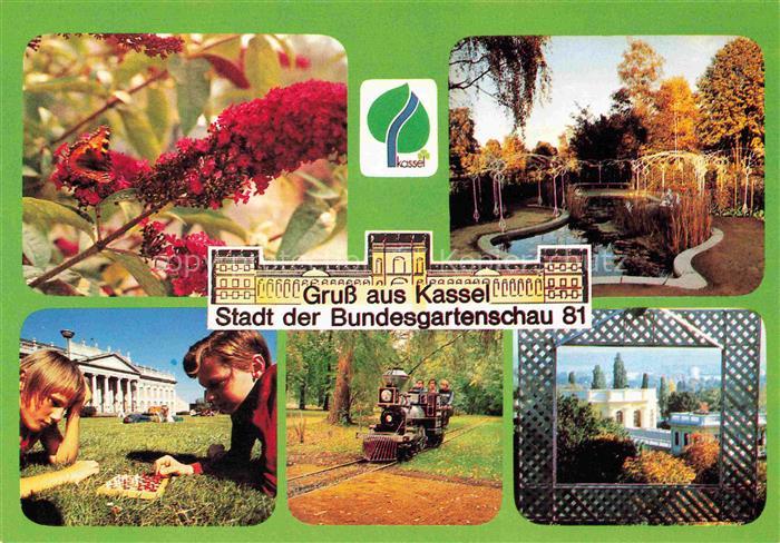 BUGA Bundesgartenschau Kassel Lokomotive Schloss Blumen