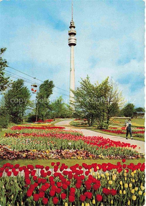 BUGA Bundesgartenschau Dortmund Fernsehturm Tulpen