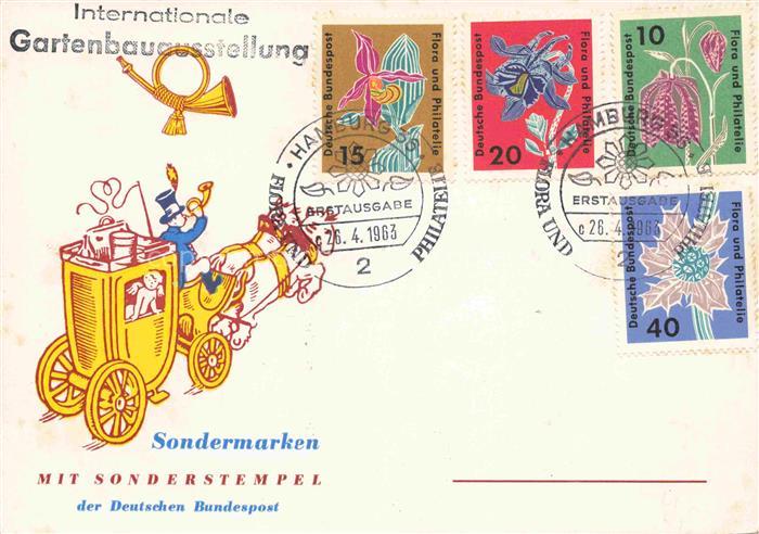 IGA Gartenbauaustellung International Sondermarken Stempel Deutsche Bundespost