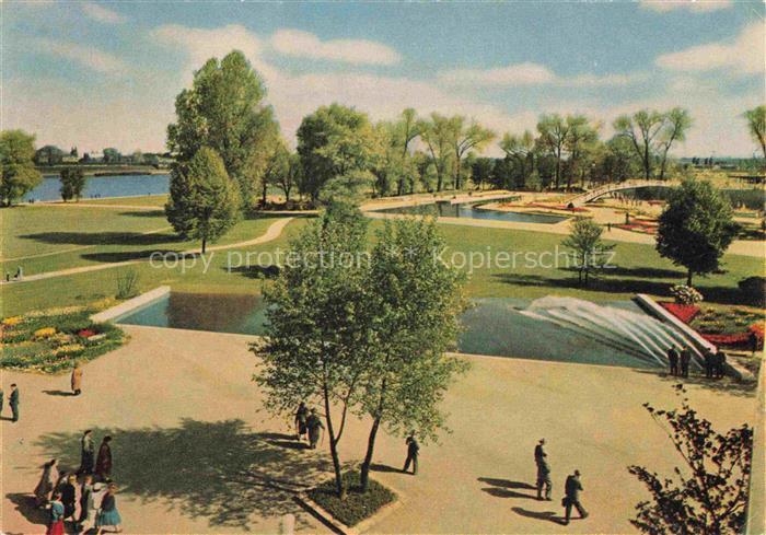 BUGA Bundesgartenschau Koeln Staatenhaus Wasserspiele