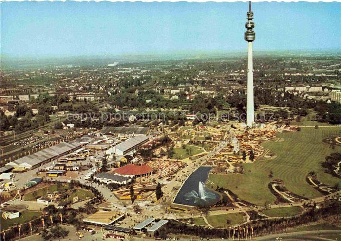 BUGA Bundesgartenschau Dortmund Flamingo Teich Fernsehturm