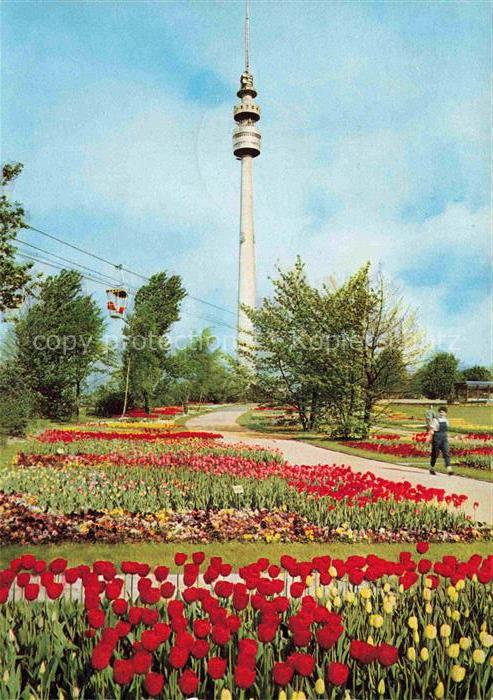 BUGA Bundesgartenschau Dortmund Fernsehturm Tulpen