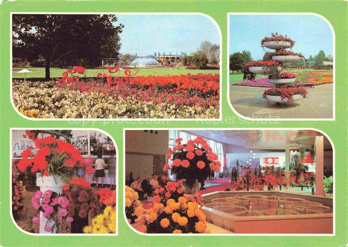 IGA Gartenbauaustellung International Erfurt DDR Blumen