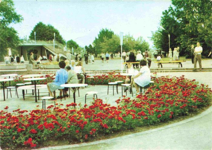 IGA Gartenbauaustellung International DDR Erfurt Rosenring Zentralgaststaette