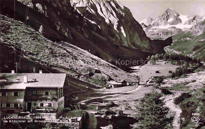 Lucknerhaus 1984m Koednitztal Kals Grossglockner AT Panorama