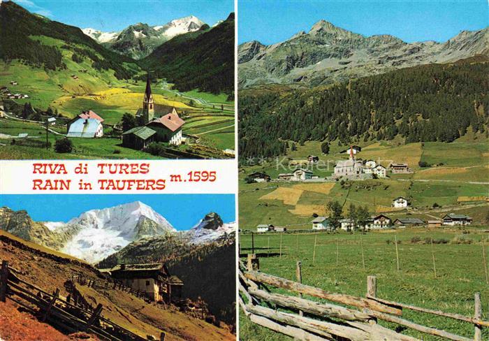 Rain in Taufers Riva di Tures im Muenstertal Bozen BOLZANO IT Kirche Panorama