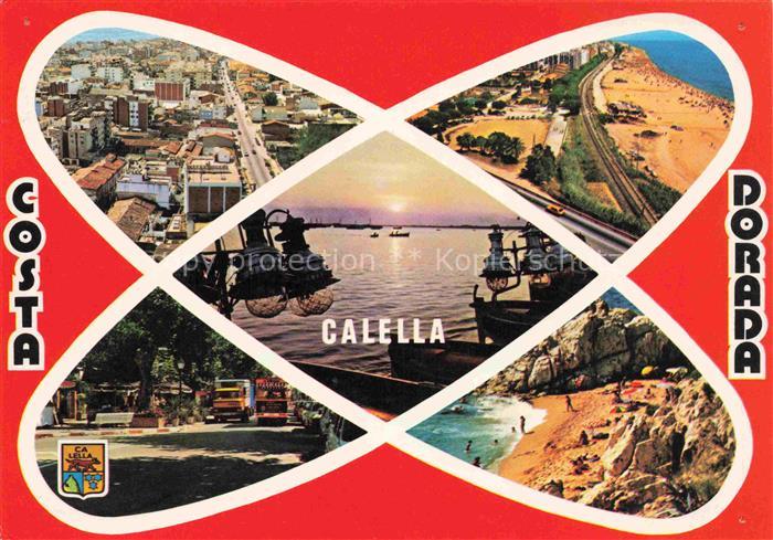 CALELLA de la Costa Calella de Mar ES Teilansichten Strandpartien