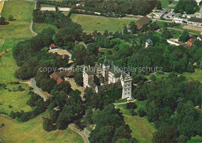 WOLFSBURG Niedersachsen Schloss Fliegeraufnahme