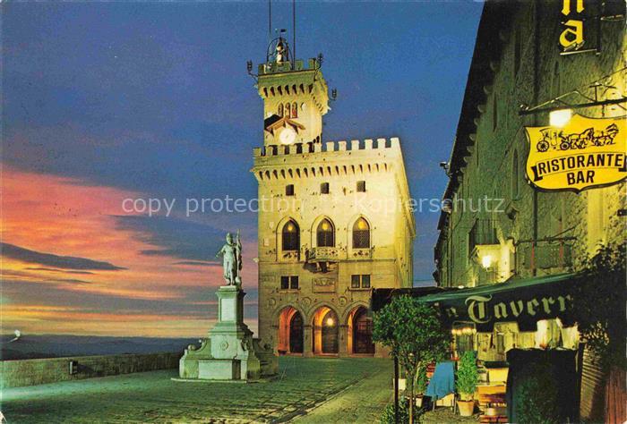 SAN MARINO  Repubblica di Monument Castello Ristorante Bar