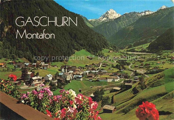 Gaschurn Vorarlberg mit Vallula