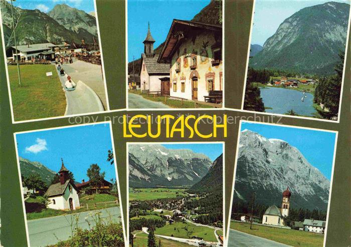 Leutasch Tirol AT Rolba Run Gasse Waidachersee Moos Panorama Kirchplatzl