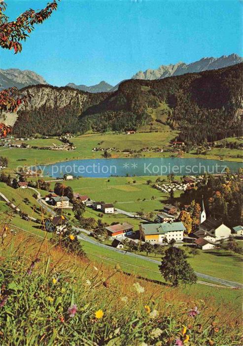 Thiersee Tirol AT Blick auf Zahmen und Wilden Kaiser