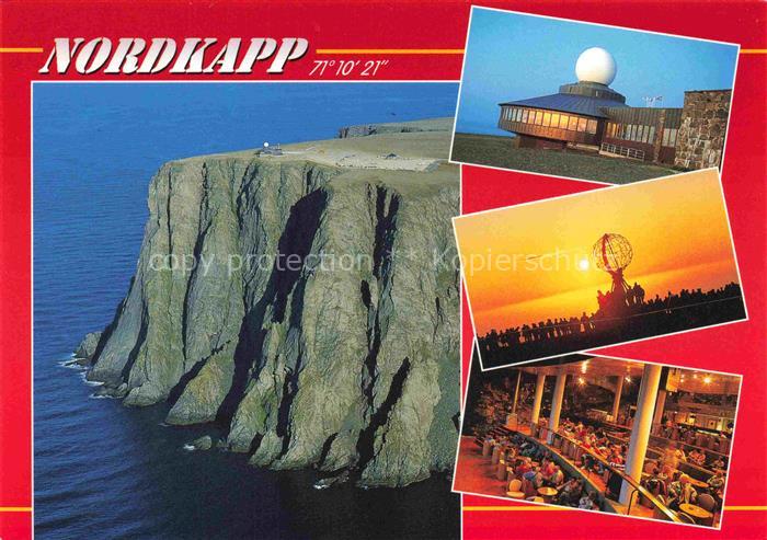 Nordkapp Nordkap Norge Panorama Teilansichten
