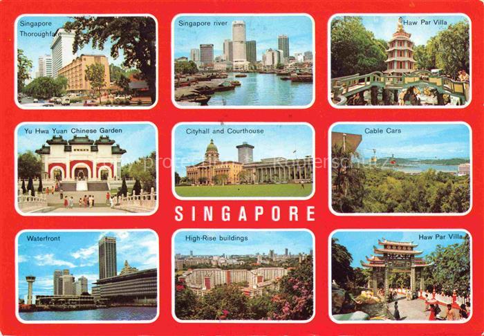 Singapore Thoroughfare Singapore river Haw Par Villa Yu Hwa Yuan Chinese Garden