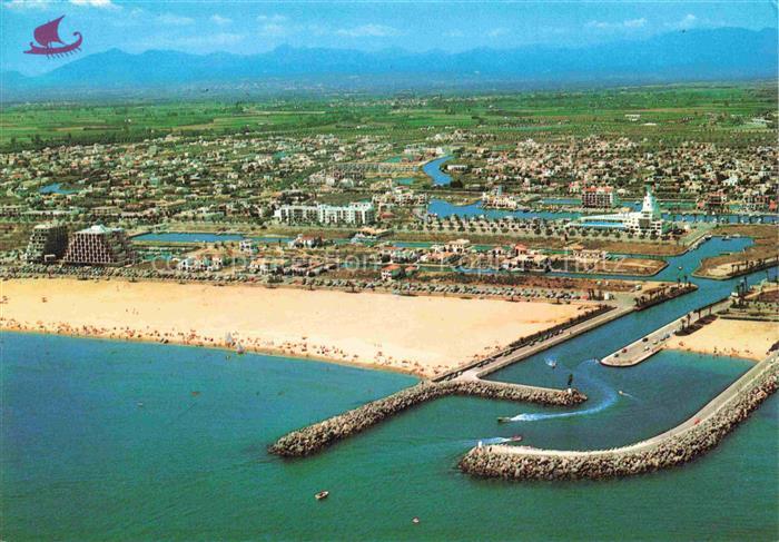 Ampuriabrava Costa Brava ES Fliegeraufnahme