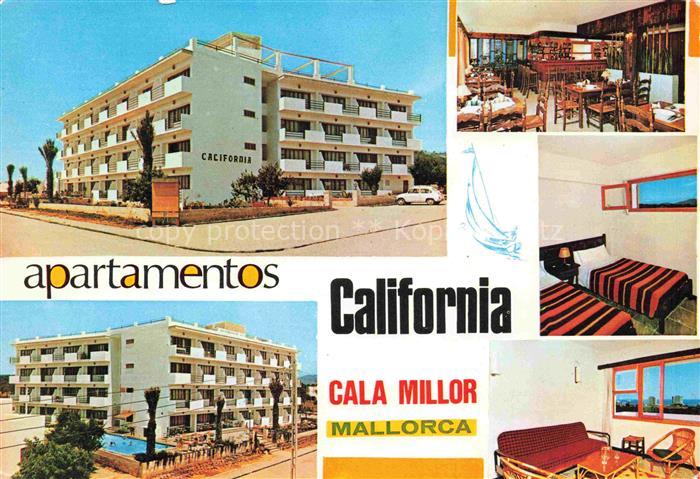 CALA MILLOR Mallorca ES Apartamentos California Gastraeume Zimmer
