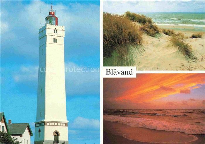 Blavand Blaavand DK Leuchtturm Strand Duenen