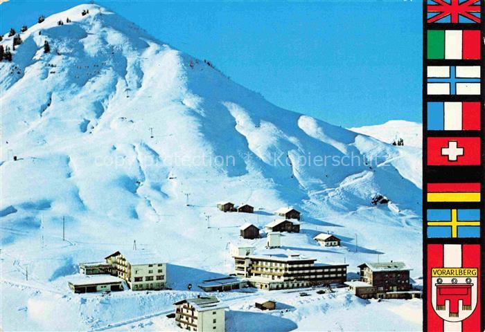 Faschina Fontanella Vorarlberg AT Grosswalsertal Panorama