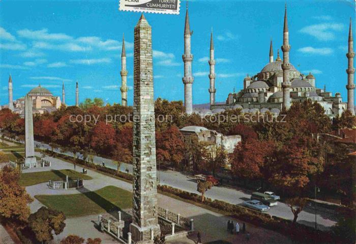 ISTANBUL Constantinopel TK Hipodrom ve Sultanahmet carmii