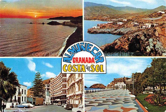 ALMUNECAR Costa del Sol ES Stimmungsbild Panorama Ortspartien