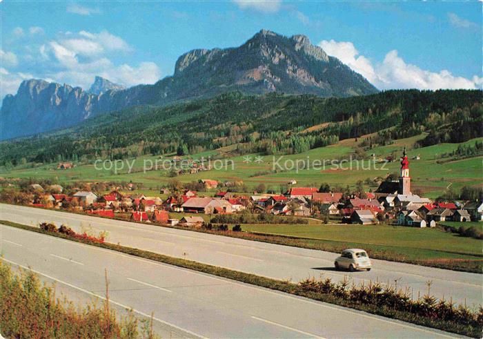Thalgau Salzburg AT Autobhn Salzburg Mondsee Drachenwand Schafberg Schober