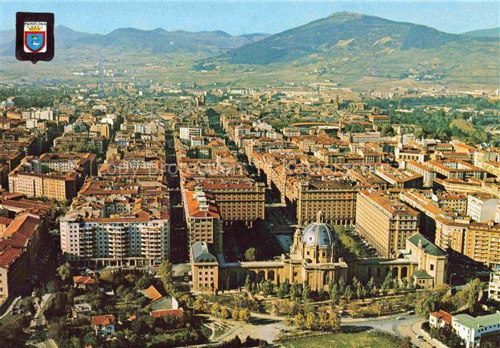 Pamplona Navarra ES Fliegeraufnahme