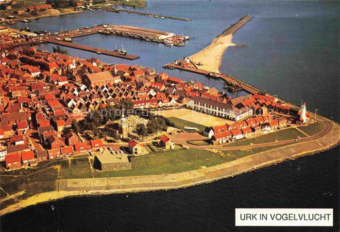 Urk Flevoland NL Fliegeraufnahme