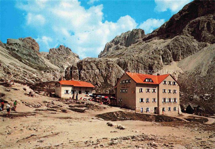 Catinaccio 1580 Rosengartengruppe Dolomiti IT Rifugio Vajolet