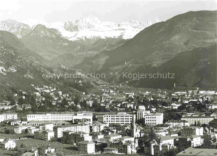 BOLZANO Bozen Suedtirol IT mit Rosengarten