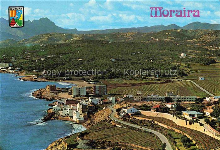 Moraira Alicante ES Fliegeraufnahme