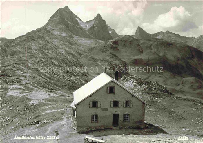 Leutkircherhuette 2251m St Anton Arlberg Tirol AT Panorama