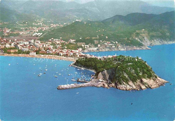 SESTRI LEVANTE Liguria IT Penisola e panorama Fliegeraufnahme