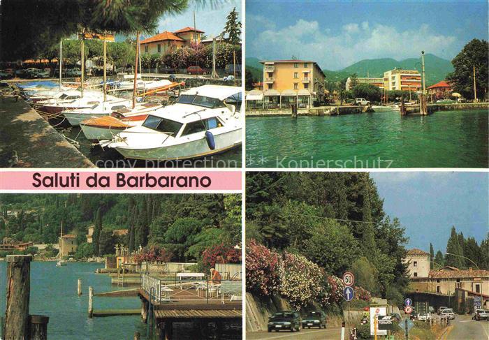 Barbarano di Sala Lago di Garda IT Hafenpartien Strasse