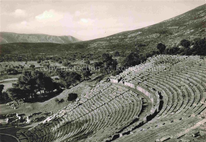 Epidavros Epidauros Peloppones Greece The Theatre