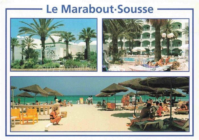 SOUssE  Tunesie Hotel Le Marabout Strandpartien