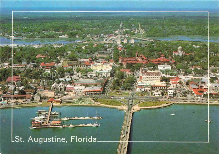 St Augustine Beach Florida USA Fliegeraufnahme
