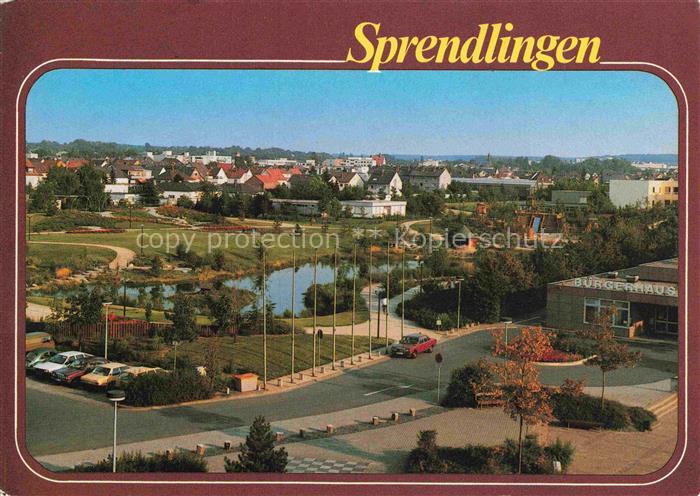 Sprendlingen  Dreieich Hessen Blick auf den Buergerpark