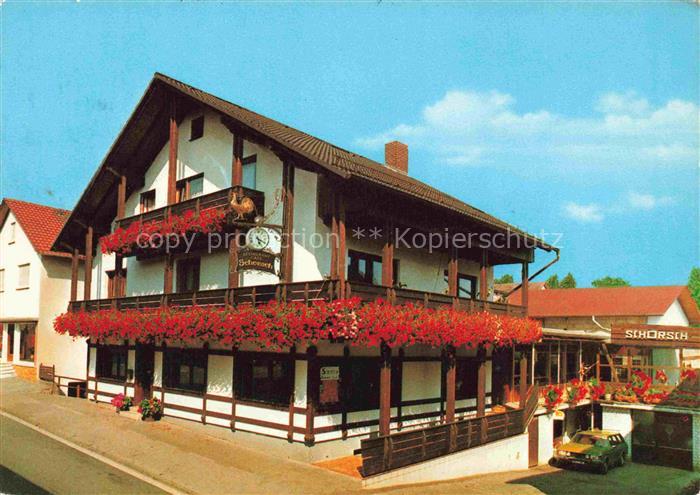 Erlenbach  Fuerth Odenwald Bergstrasse Hessen Restaurant Cafe Schorsch