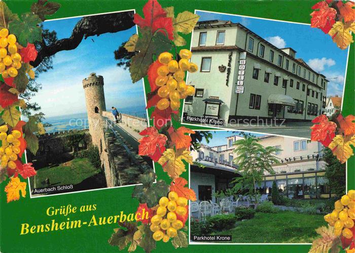 Auerbach Bergstrasse Bensheim Hessen Schloss Parkhotel Krone