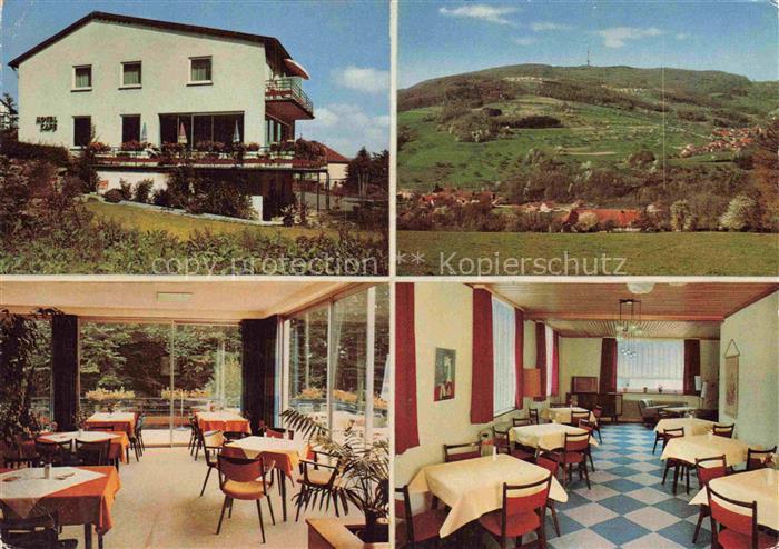 Seidenbuch Lindenfels Hessen Hotel Pension Restaurnt Bellevue Gastraeume