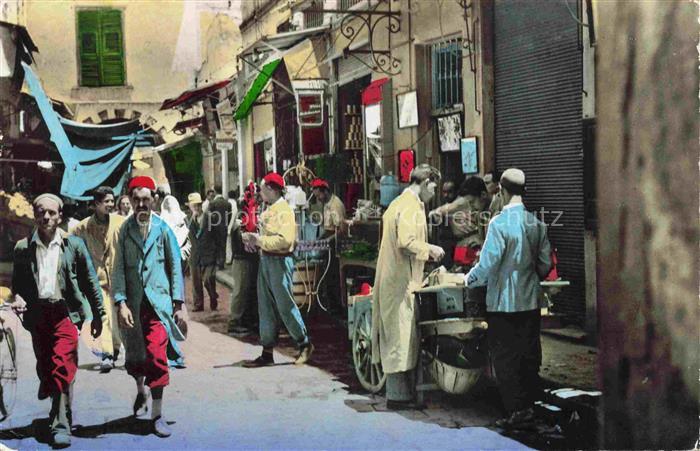 TUNIS Tunesie Rue de la Kasbah