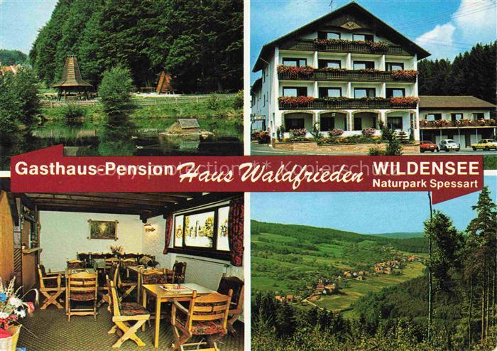 Wildensee Unterfranken Spessart Eschau Gasthaus Pension Haus Waldfrieden Gastrau